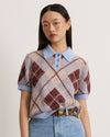 Argyle Camilla Knit Top