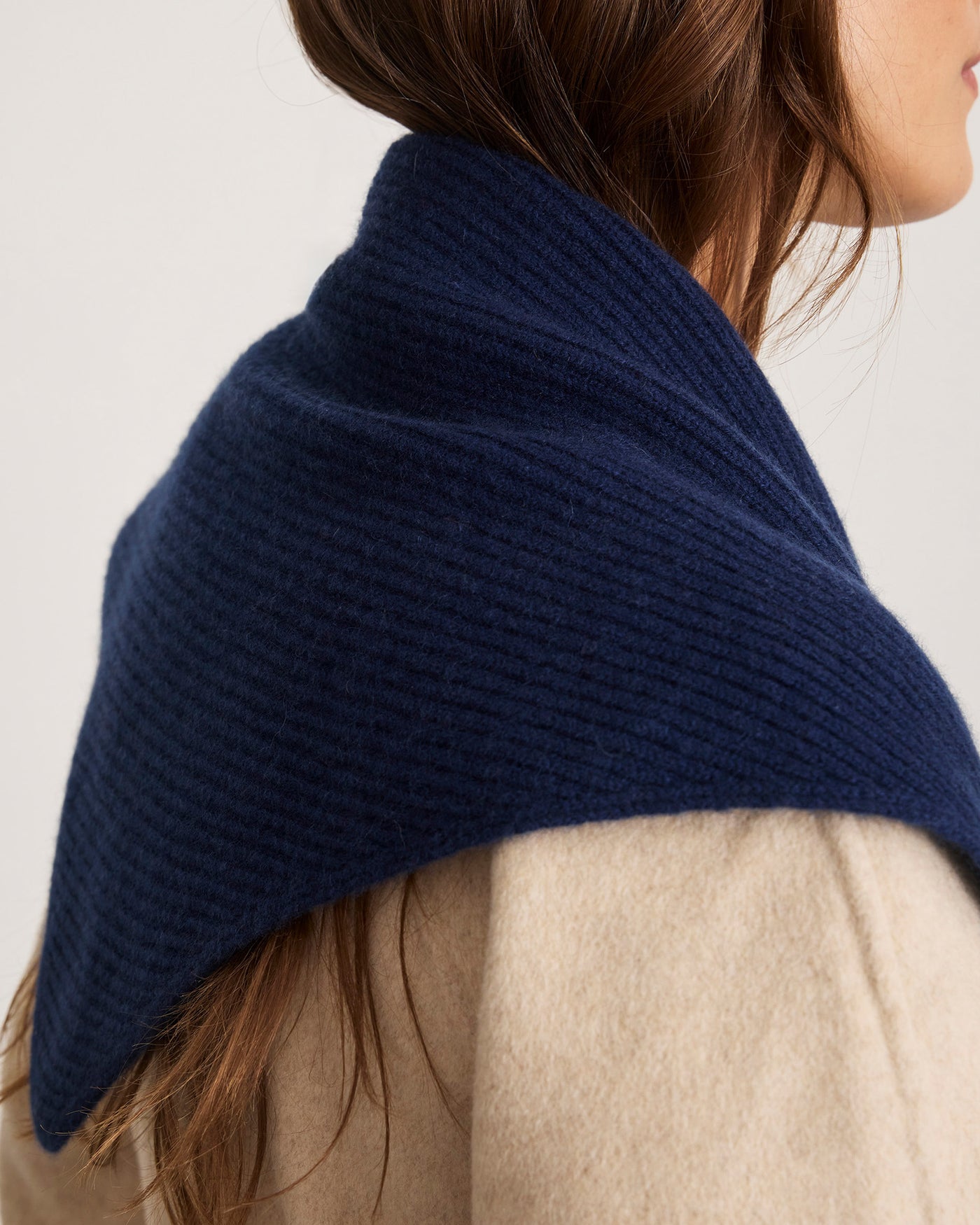 Silvia Cashmere Triangle Scarf