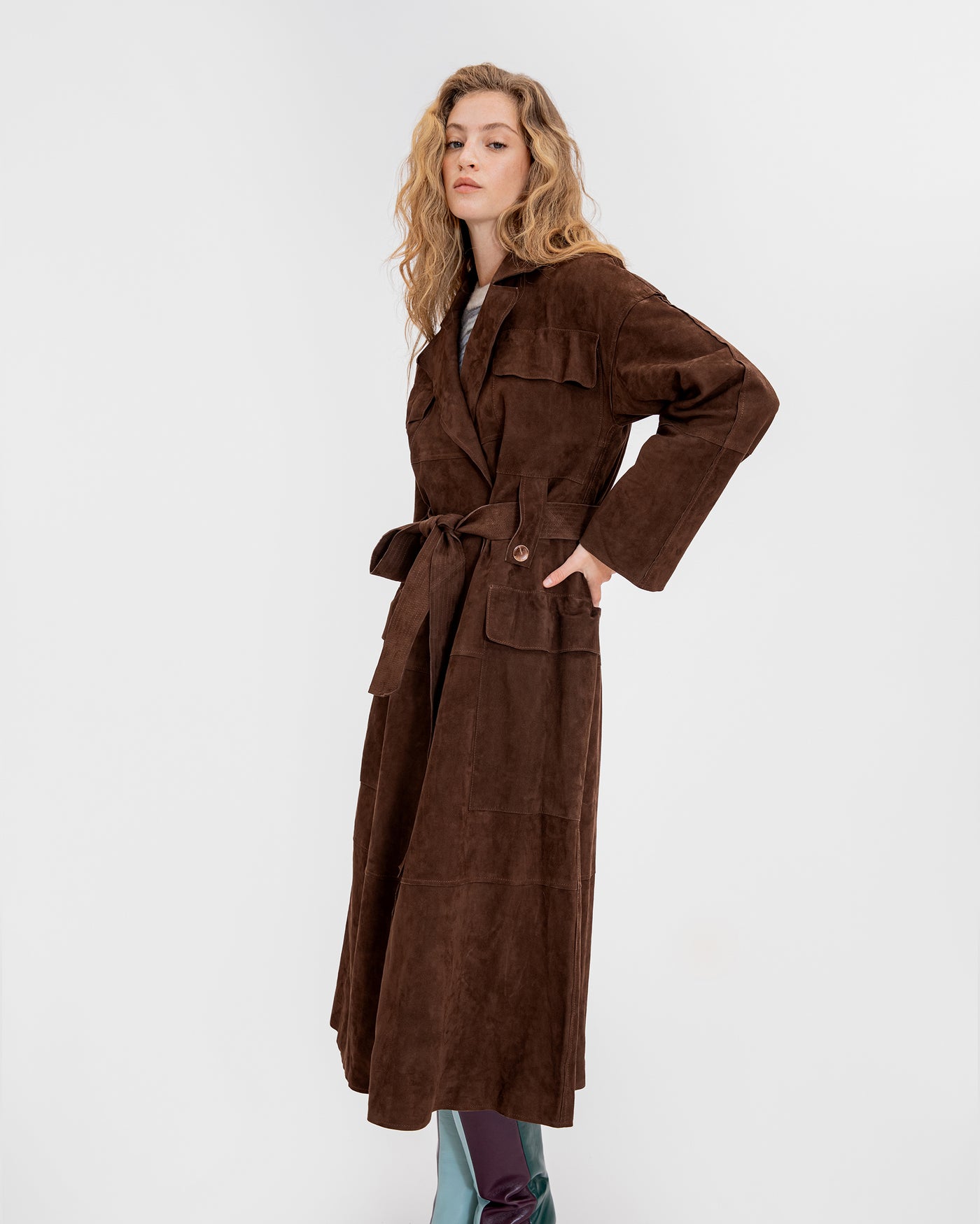 Suede Clayton Coat