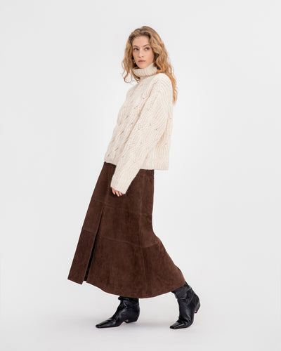 Suede Hudson Skirt