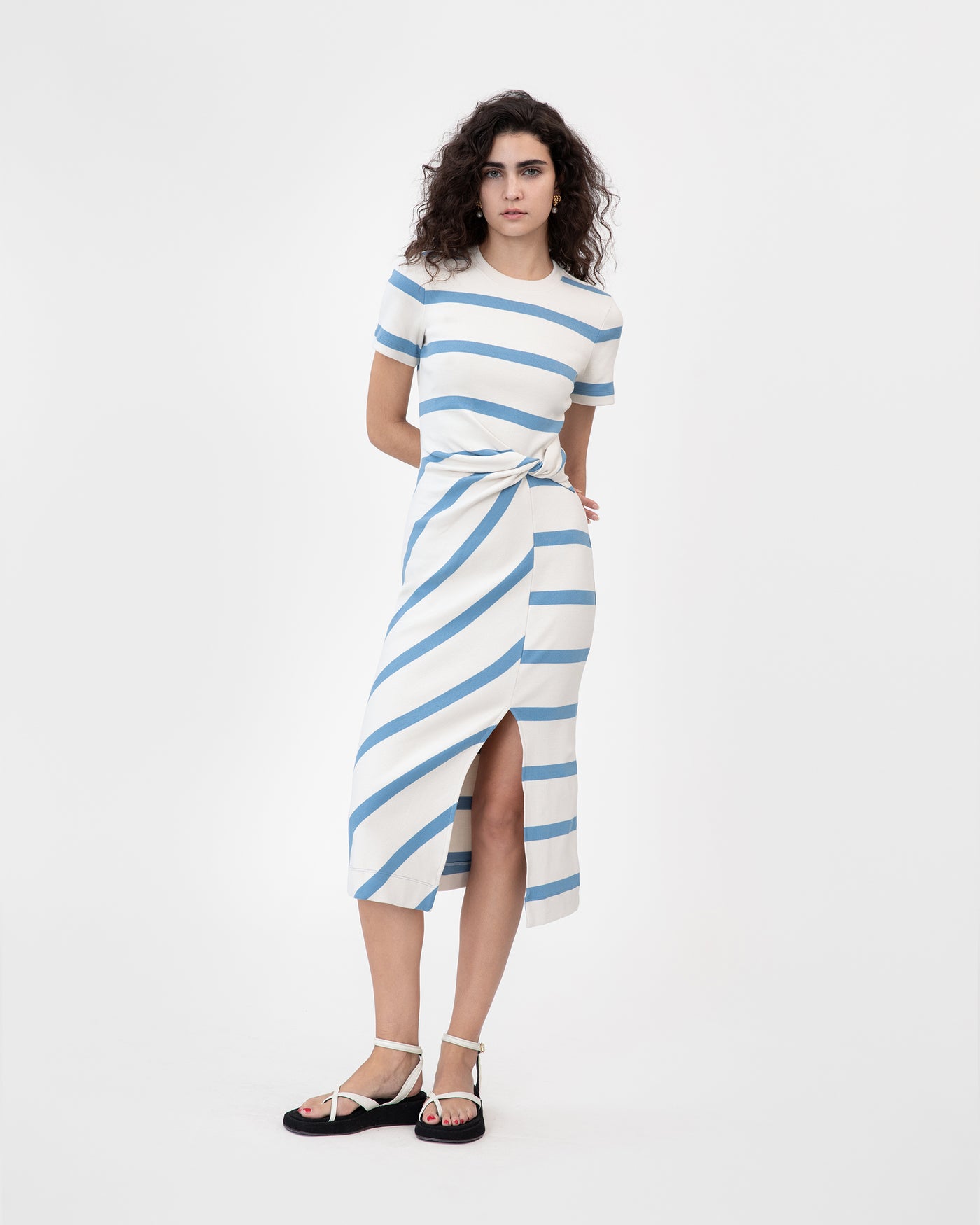 Short Sleeve Striped Cody Dress