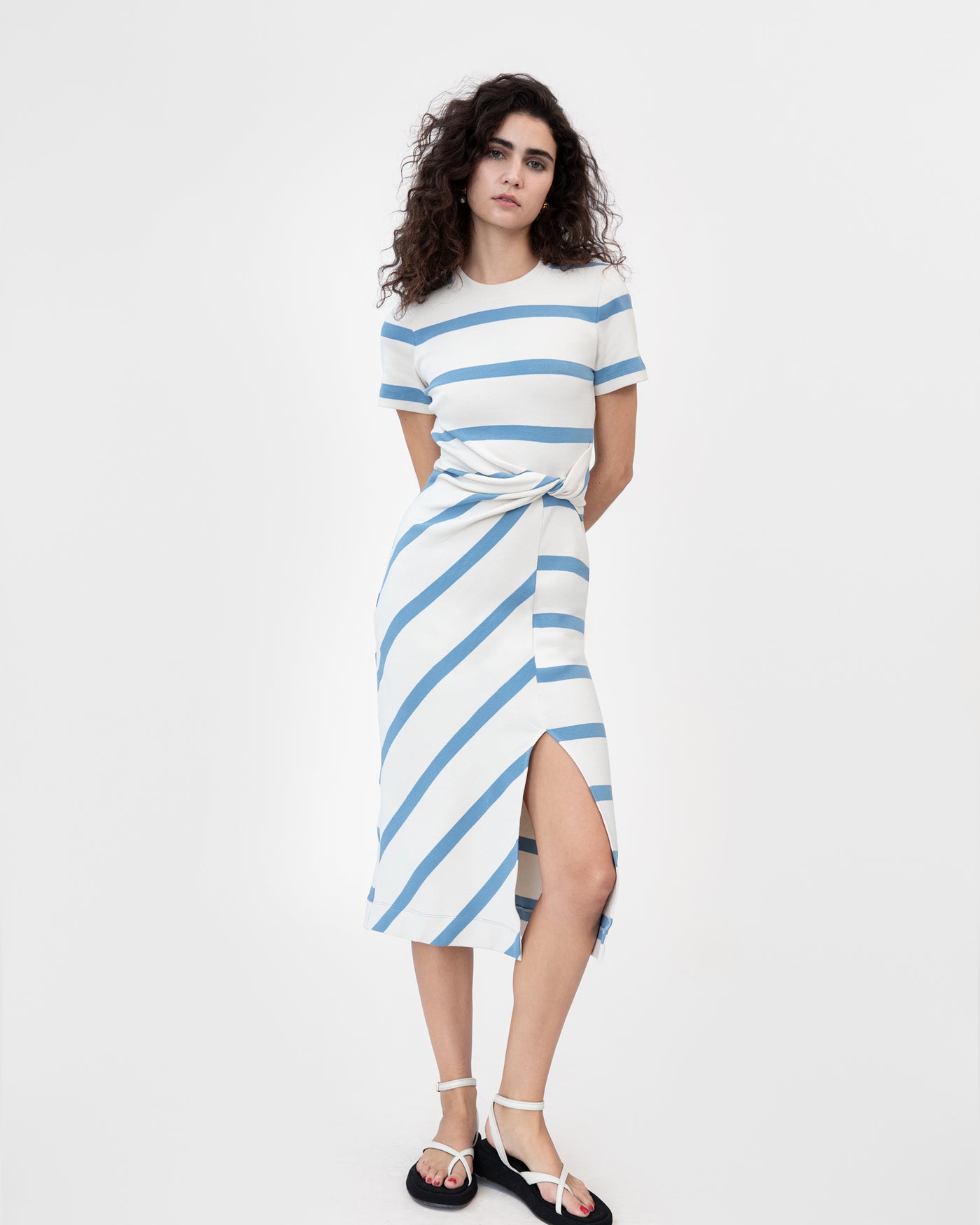 Short Sleeve Striped Cody Dress