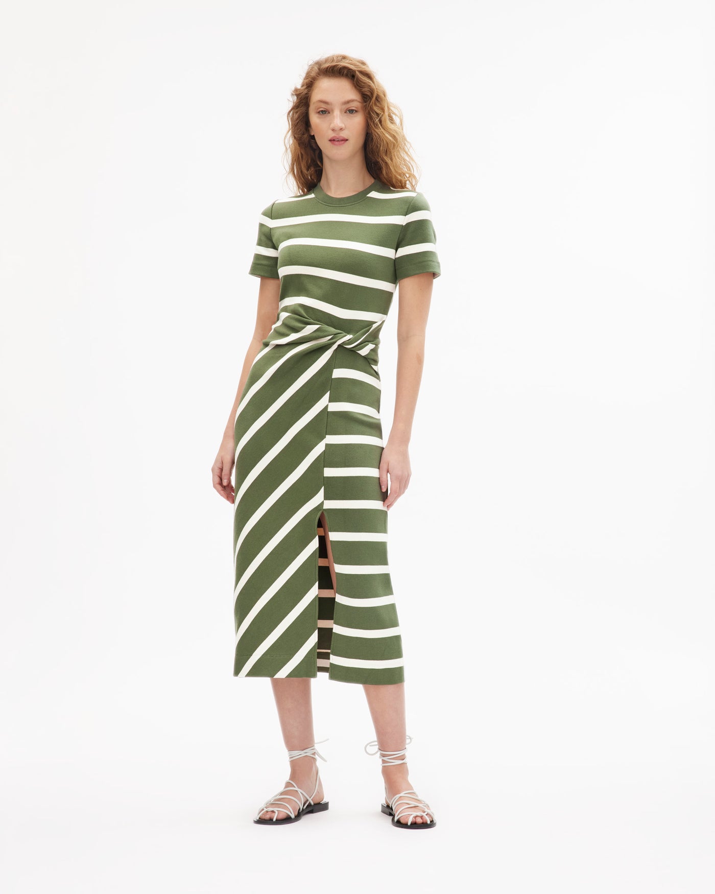 Short Sleeve Striped Cody Dress