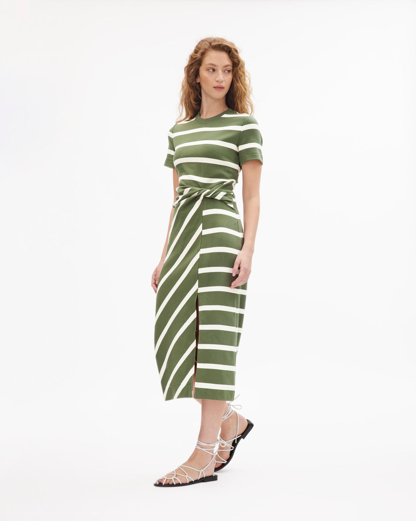 Short Sleeve Striped Cody Dress