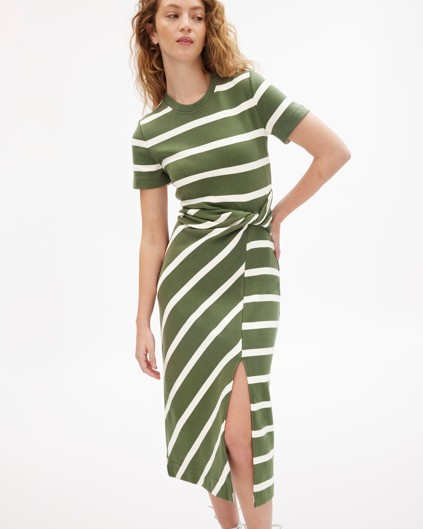 Short Sleeve Striped Cody Dress